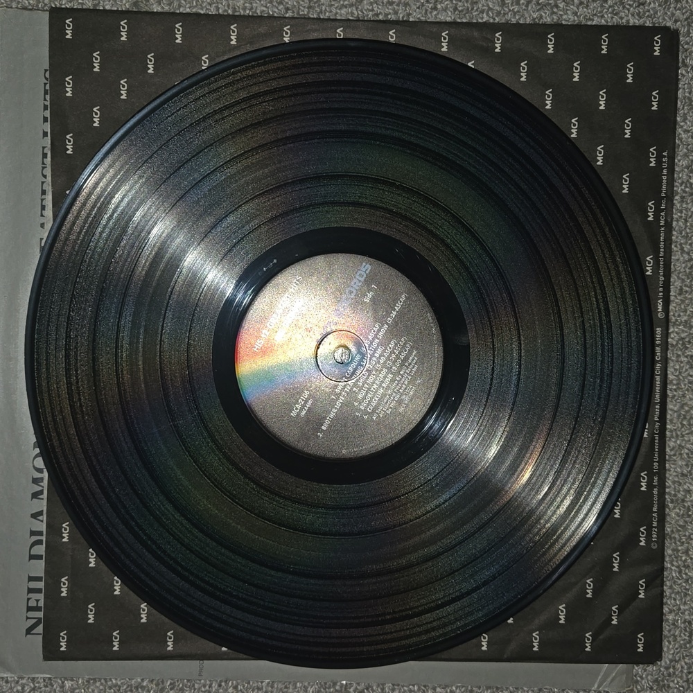 Neil Diamond His 12 Greatest Hits LP Vinyl Record Original 12" 1974 - Picture 5 of 7